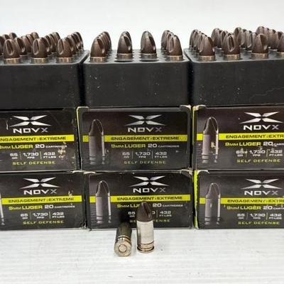 #3054 â€¢ 120 Rounds of 9mm Lugar Ammo
