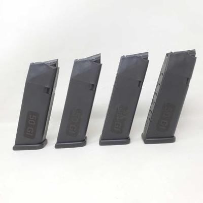 #2210 â€¢ (4) 9rd 50GI Glock Magazines
