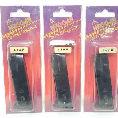 #2312 â€¢ (3) S&W 59/915 9mm 15rd Magazines
