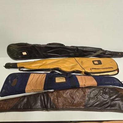 #4080 â€¢ 4 Vintage Rifle Cases
