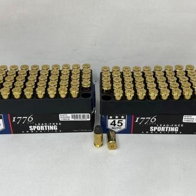 #3076 â€¢ 100 Rounds of 45 Auto Ammo
