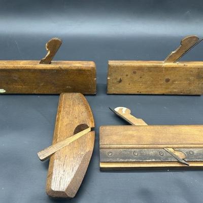 (4) Antique Planes, as pictured