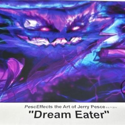 DREAM EATER- Signed Graphic Art Poster by J Pesce