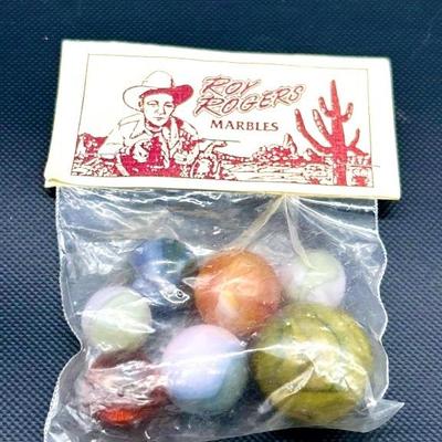 Vtg. Roy Rogers Marbles in Unopened Factory Pack