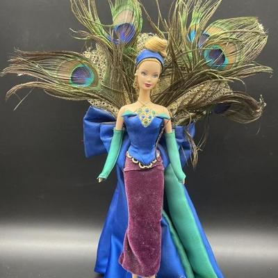 Vtg Peacock Barbie. Birds of Beauty Collection.