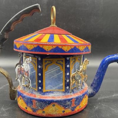 Kamenstein World Of Motion Carousel Steam Teapot