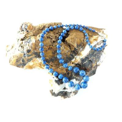 Blue Sodalite & Sterling Necklace