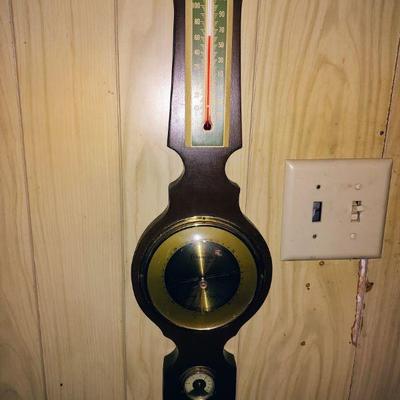 Vintage Jason Barometer Thermometer