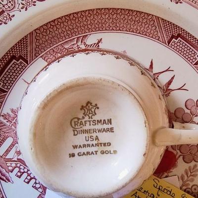 Craftsman fine China teacup and saucer