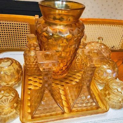 Vintage Bagley glassware