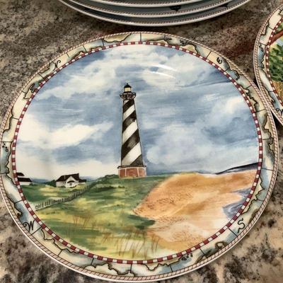 Lighthouse plate set Signals by  American Atelier