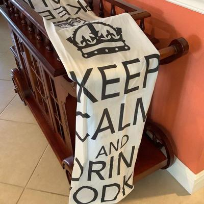 Keep Calm and Drink Vodka scarf and mittens