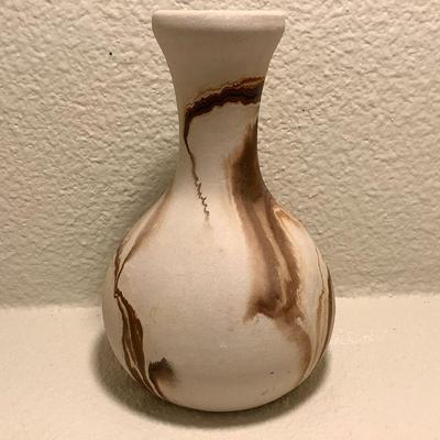 Nemadji signed pottery vase