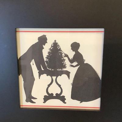 Victorian style Christmas lithograph