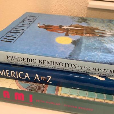 Coffee table books, Remington, Miami Art Deco and more