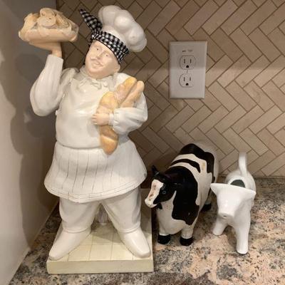 Baker and cows