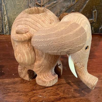 Wooden elephant
