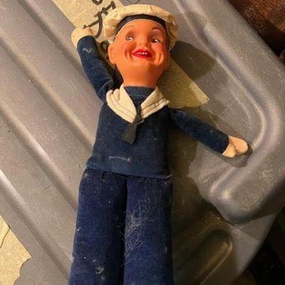 Antique Sailor Doll