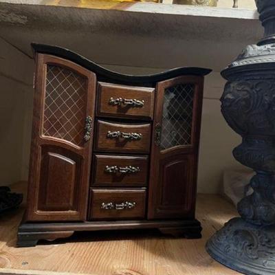 Wooden Jewelry Box ONLY $5