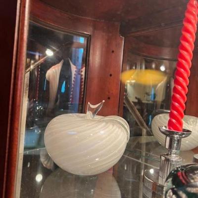 RARE Vintage Large Murano Apple Paperweight