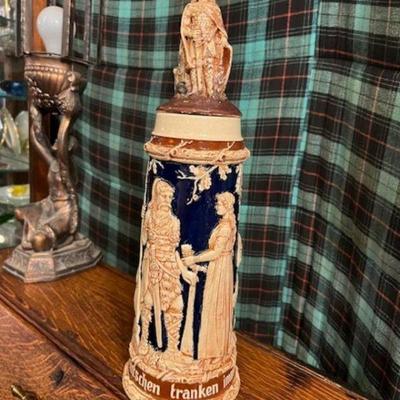 Rare Antique Warrior Stein