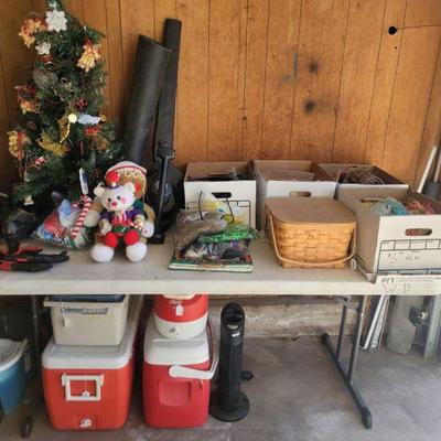 Boxes of decorations