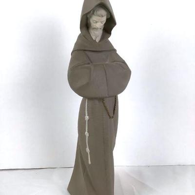 ELDA225 Lladro Franciscan Praying Monk Figurine	Praying Monk standing about 13.5' tall.Â 
