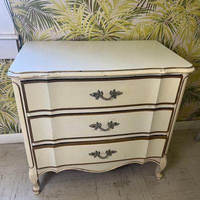 Dixie 1960s French Provincial Nightstand Or Small Dresser #1