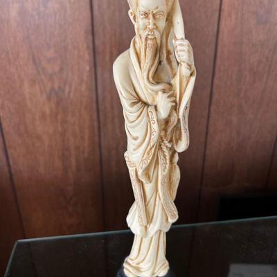 Vintage Faux Ivory Chinese Inspired Figurine