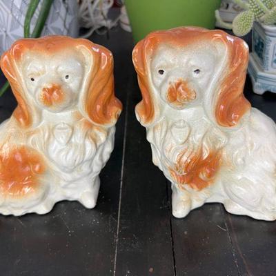 Staffordshire Style Ceramic Dogs