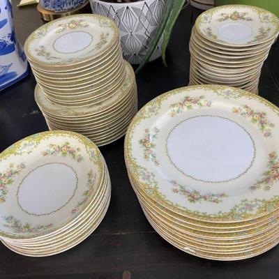 Vintage Noritake Floral Dinnerware Set