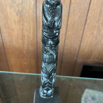 Boma Resin Totem Pole Reproduction Figurine