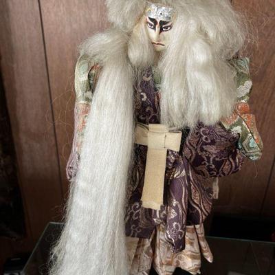 Vintage 19" Japanese Nishi White Lion Doll