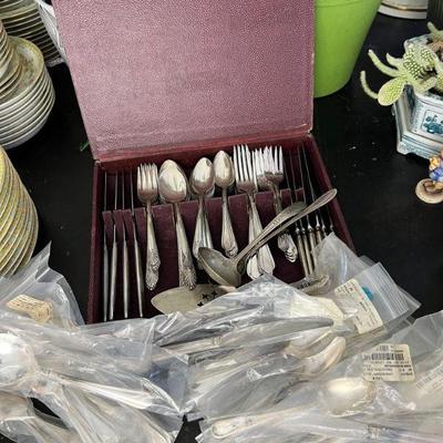 Extensive Collection Of Vintage Silver Plate Flatware