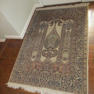 4x6 Fine Persian silk rug