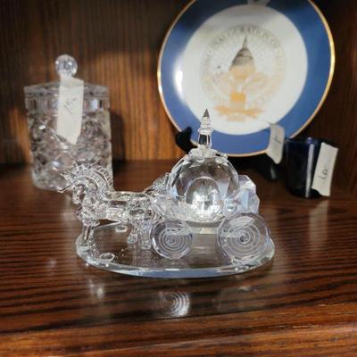 Shannon Crystal Wedding Coach Sculpture
