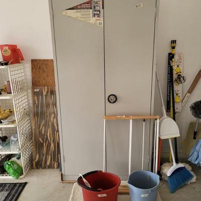 Stack-On Locking Steel Storage Cabinet
