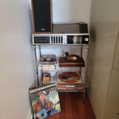 Vintage Toshiba Record/8 Track Player, Vintage Records/8 Tracks
