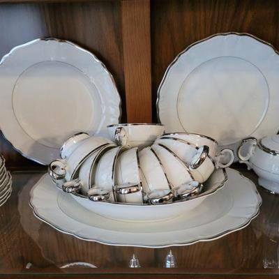 Harmony House China Set - Silver Sonata