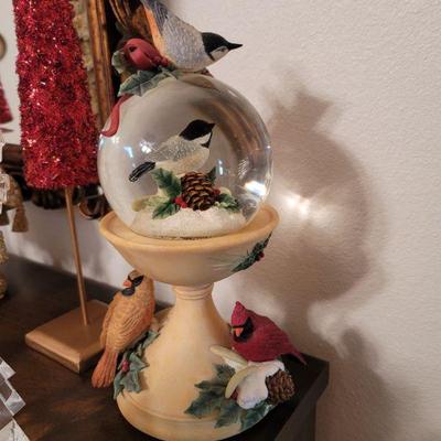 Lenox Bird Bath Snow Globe