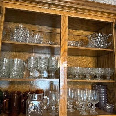 Glassware: Cape Cod, Fostoria American, Candlewick, and more