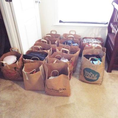 CLOTHES BY THE BAG!
