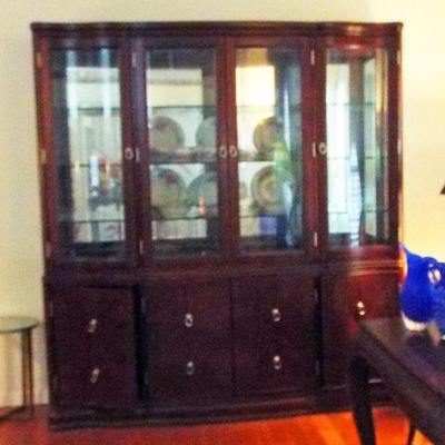 TRIPLE CHINA CABINET