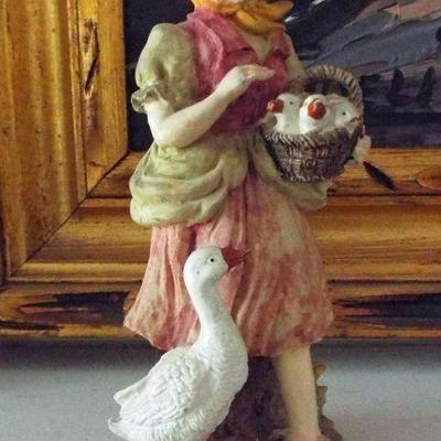 GOOSE GIRL FIGURINE
