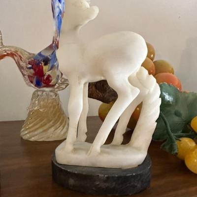 Alabaster deer