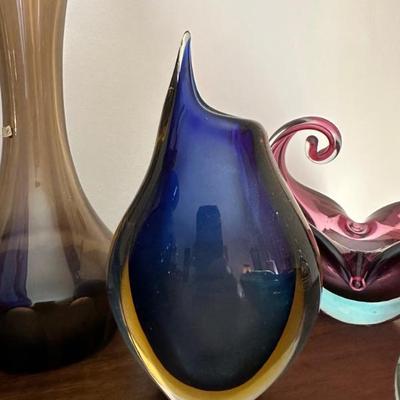 Murano glass vase