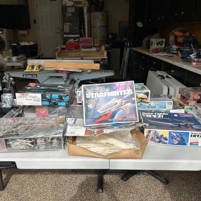 1970â€™s and 1980â€™s Models, Star Wars, spacecraft and aircraft.