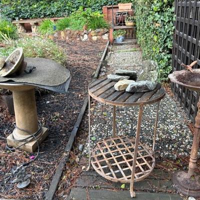 Small Fountain and other garden items