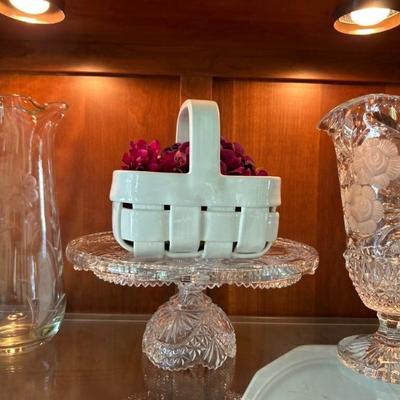 Lead crystal items 1970s in perfect condition 