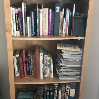 bookshelf $75
29 1/2 X 12 1/2 X 58"